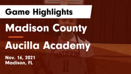 Madison County  vs Aucilla Academy Game Highlights - Nov. 16, 2021
