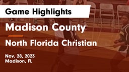 Madison County  vs North Florida Christian  Game Highlights - Nov. 28, 2023