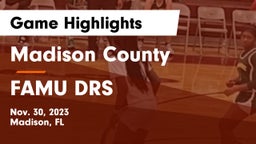 Madison County  vs FAMU DRS Game Highlights - Nov. 30, 2023