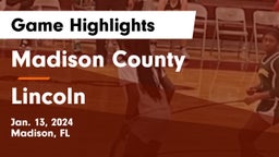 Madison County  vs Lincoln  Game Highlights - Jan. 13, 2024