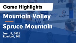 Mountain Valley  vs Spruce Mountain Game Highlights - Jan. 12, 2022