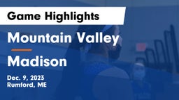 Mountain Valley  vs Madison Game Highlights - Dec. 9, 2023
