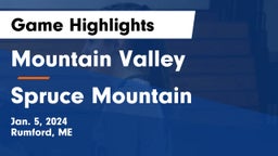 Mountain Valley  vs Spruce Mountain  Game Highlights - Jan. 5, 2024