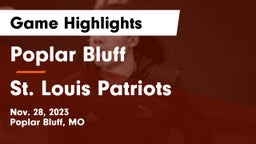 Poplar Bluff  vs St. Louis Patriots Game Highlights - Nov. 28, 2023