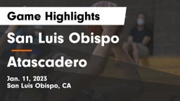 San Luis Obispo  vs Atascadero  Game Highlights - Jan. 11, 2023