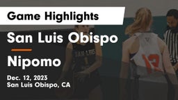 San Luis Obispo  vs Nipomo  Game Highlights - Dec. 12, 2023