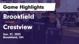 Brookfield  vs Crestview  Game Highlights - Jan. 27, 2023