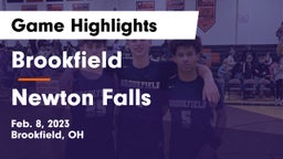 Brookfield  vs Newton Falls  Game Highlights - Feb. 8, 2023