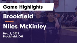 Brookfield  vs Niles McKinley  Game Highlights - Dec. 8, 2023
