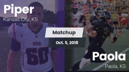 Matchup: Piper vs. Paola  2018