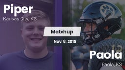 Matchup: Piper vs. Paola  2019