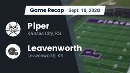 Recap: Piper  vs. Leavenworth  2020
