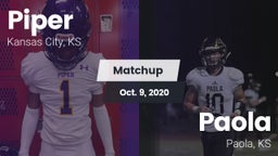 Matchup: Piper vs. Paola  2020