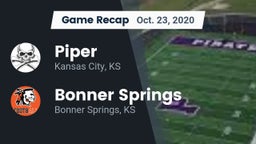 Recap: Piper  vs. Bonner Springs  2020