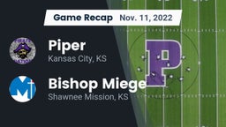 Recap: Piper  vs. Bishop Miege  2022