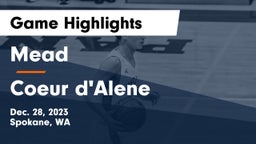 Mead  vs Coeur d'Alene  Game Highlights - Dec. 28, 2023
