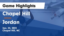 Chapel Hill  vs Jordan  Game Highlights - Jan. 24, 2023