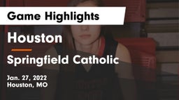 Houston  vs Springfield Catholic  Game Highlights - Jan. 27, 2022