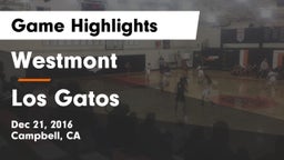 Westmont  vs Los Gatos  Game Highlights - Dec 21, 2016