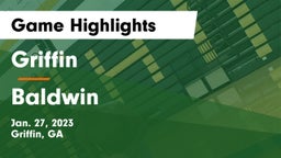 Griffin  vs Baldwin  Game Highlights - Jan. 27, 2023