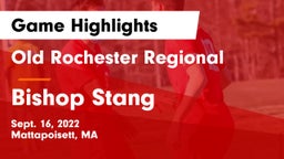Old Rochester Regional  vs Bishop Stang  Game Highlights - Sept. 16, 2022