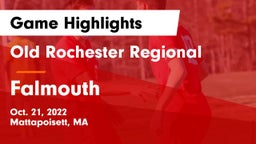 Old Rochester Regional  vs Falmouth Game Highlights - Oct. 21, 2022