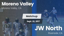 Matchup: Moreno Valley High vs. JW North  2017
