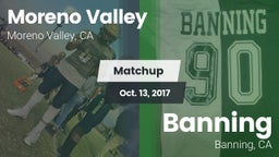 Matchup: Moreno Valley High vs. Banning  2017