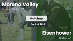 Matchup: Moreno Valley High vs. Eisenhower  2018