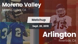 Matchup: Moreno Valley High vs. Arlington  2019