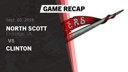 Recap: North Scott  vs. Clinton 2016