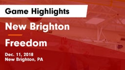 New Brighton  vs Freedom  Game Highlights - Dec. 11, 2018