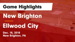 New Brighton  vs Ellwood City  Game Highlights - Dec. 18, 2018