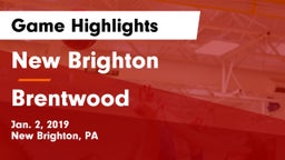 New Brighton  vs Brentwood  Game Highlights - Jan. 2, 2019