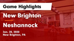 New Brighton  vs Neshannock  Game Highlights - Jan. 28, 2020