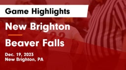 New Brighton  vs Beaver Falls  Game Highlights - Dec. 19, 2023