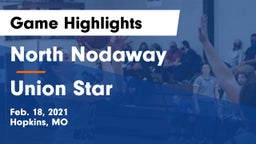 North Nodaway  vs Union Star  Game Highlights - Feb. 18, 2021