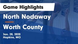 North Nodaway  vs Worth County  Game Highlights - Jan. 28, 2020