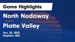 North Nodaway  vs Platte Valley  Game Highlights - Jan. 20, 2023