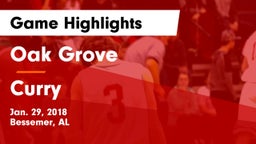 Oak Grove  vs Curry  Game Highlights - Jan. 29, 2018