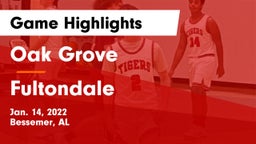 Oak Grove  vs Fultondale Game Highlights - Jan. 14, 2022