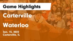Carterville  vs Waterloo Game Highlights - Jan. 15, 2022
