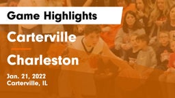 Carterville  vs Charleston  Game Highlights - Jan. 21, 2022