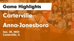 Carterville  vs Anna-Jonesboro  Game Highlights - Jan. 28, 2022