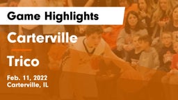 Carterville  vs Trico Game Highlights - Feb. 11, 2022