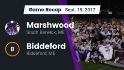 Recap: Marshwood  vs. Biddeford  2017