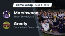 Recap: Marshwood  vs. Greely  2017