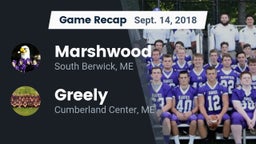 Recap: Marshwood  vs. Greely  2018