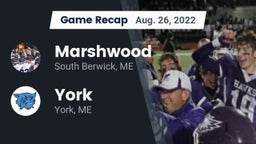 Recap: Marshwood  vs. York  2022