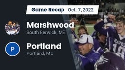 Recap: Marshwood  vs. Portland  2022
